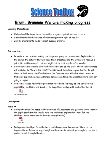 Monitoring Progress in Scientific Enquiry