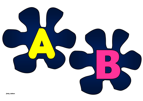 Flower Themed Alphabet and Numbers