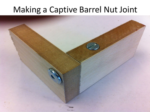 Knock Down Fittings - Captive Barrel Nut Joint