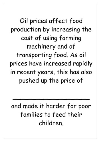 The World Food Crisis