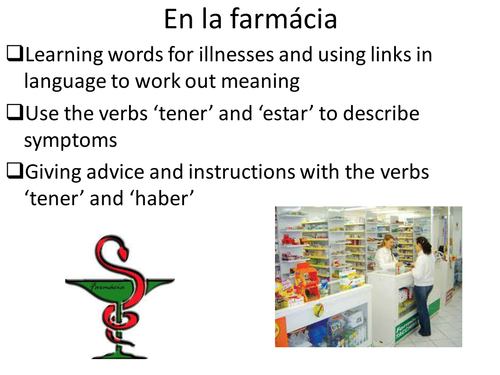 En la farmacia