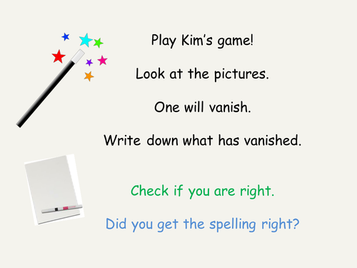 Kim's Game Phonics Phase 4