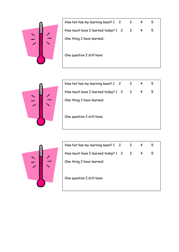 Learning Thermometer