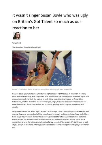 GCSE English Language Reading exam skills