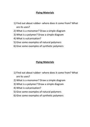 Polymers and Monomers research
