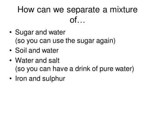 7H solutions - Separating techniques
