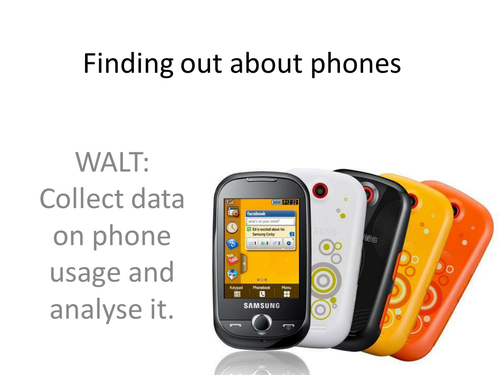 Mini data handling cycle using mobile phones