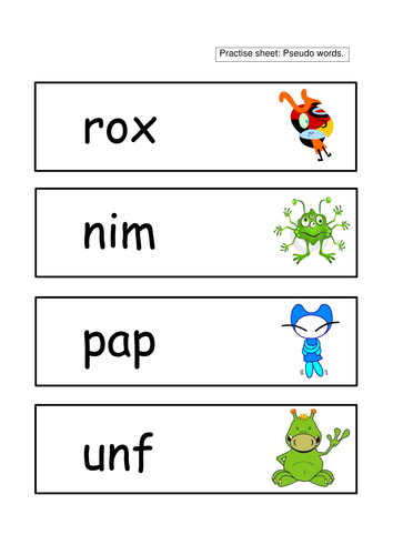 Phonics Mock Screening Test part 2