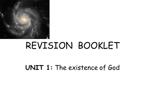 for existence philosophy god the cosmological argument of God Existence booklet revision of