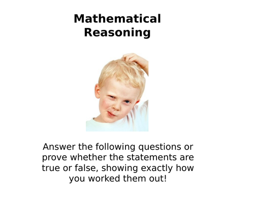 Mathematical Reasoning