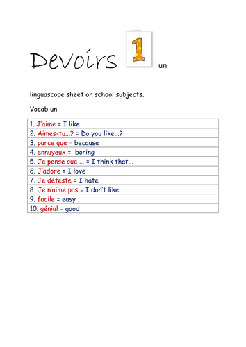 Music substitute worksheets image