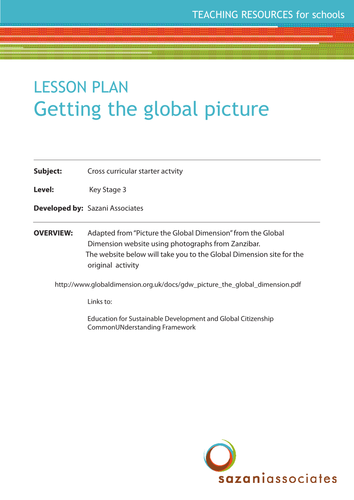 Getting the global picture (Welsh)