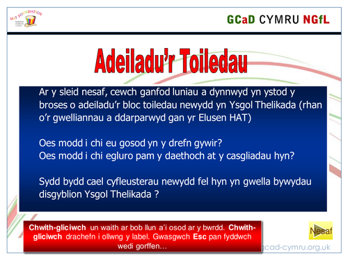 4. Problemau ysgol