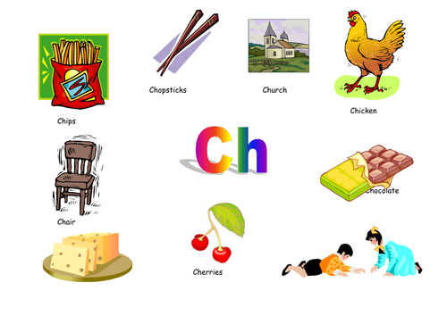 ch digraph words