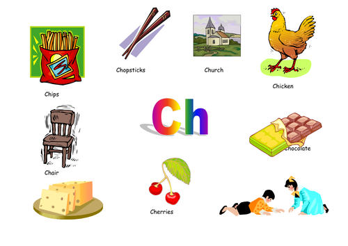 ch-digraph-words-teaching-resources