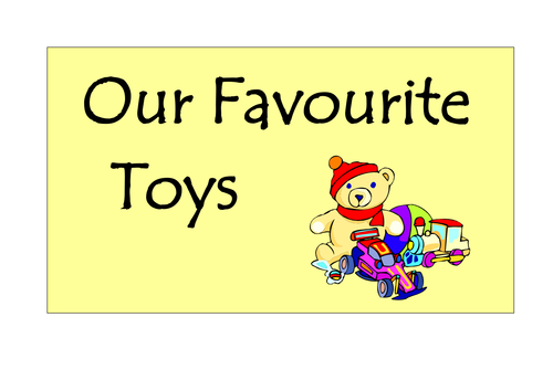 Our favourite toys