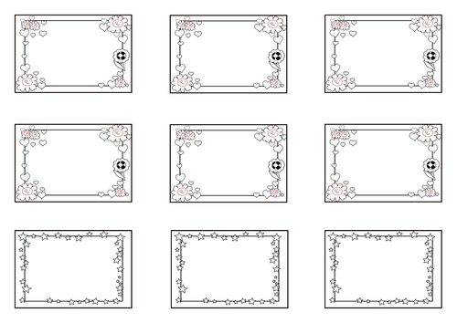 name tags teaching resources
