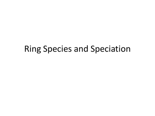 Ring Species