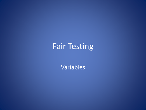 Fair Testing