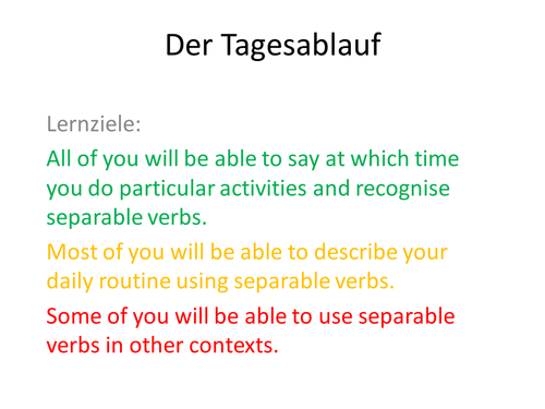 Daily Routine | Teaching Resources