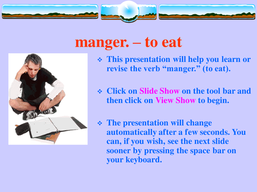 Manger - Present Tense