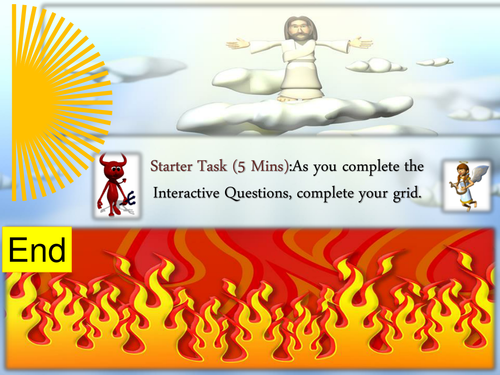 heaven,hell and purgatory