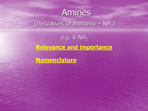 amines