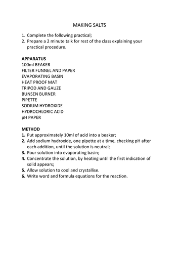 Making sodium chloride practical