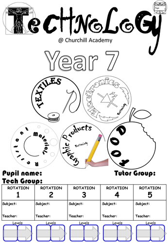 Year 7 D&T work booklet