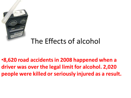 affects of alcohol ppt