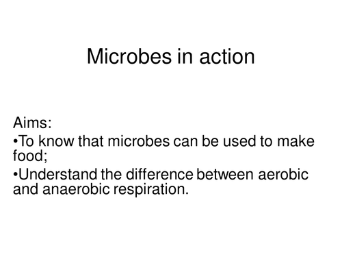 using microbes