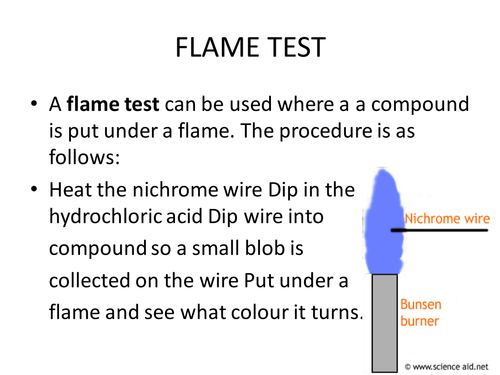 flame test introduction