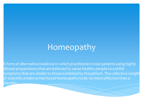 homeopathy task number 2