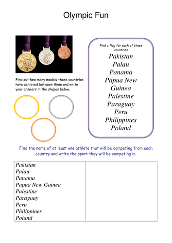 olympic-fun-countries-beginning-with-p-teaching-resources