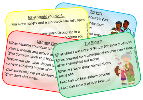 PHSCE Question/Discussion Cards Activity