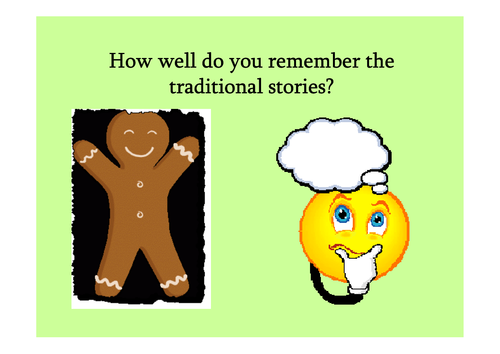 Traditional Stories - Thinking Skills 2