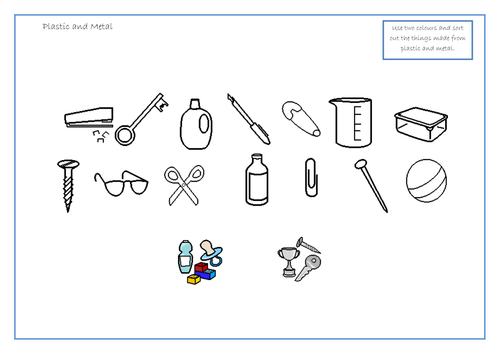Plastic and metal sorting