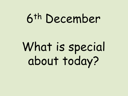 St Nicholas Day powerpoint