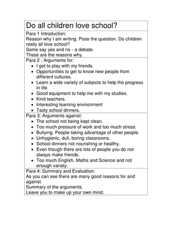 Do all children love school?