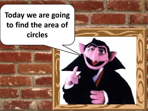 KS3 Area of a circle powerpoint