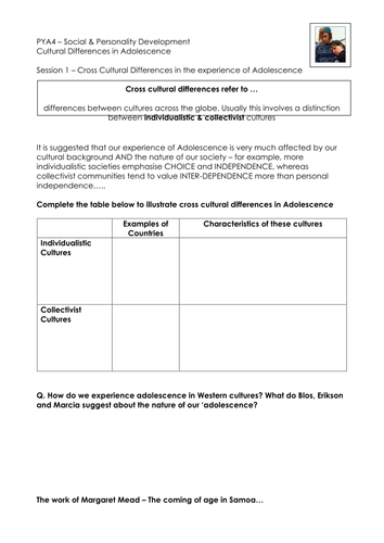 Cultural Differences Exercises