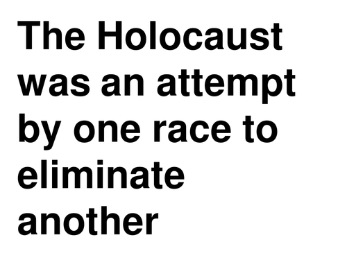 Holocaust Assessment