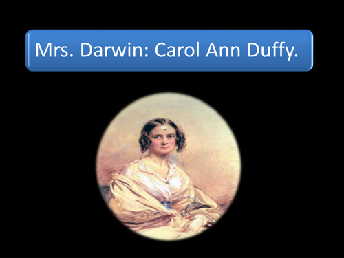 Logisk Citron skrivebord Mrs.Darwin - Duffy . Illustrated and animated. | Teaching Resources