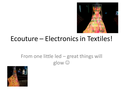 Electronics in textiles