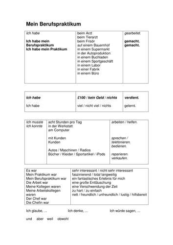 Toolkit: mein Berufspraktikum