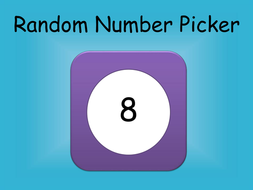 Random Number Pickers (up to 100)