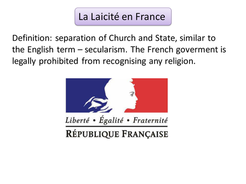 Laicite Teaching Resources
