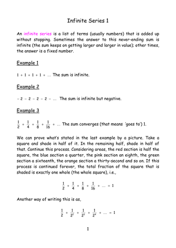 Infinite Series 1