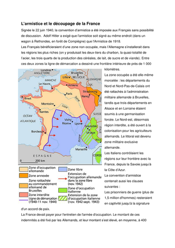 Occupation de la France - L'Armistice