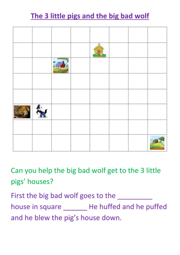 Coordinates and Compass activity sheets